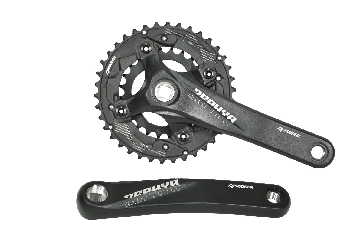 Система PROWHEEL ZEPHYR-551,24/38T*175MMAL-6061-T6,под квадрат,CHAINLINE:48,5,BCD:104\64,чер Система PROWHEEL ZEPHYR-551,24/38T*175MMAL-6061-T6,под квадрат,CHAINLINE:48,5,BCD:104\64,чер