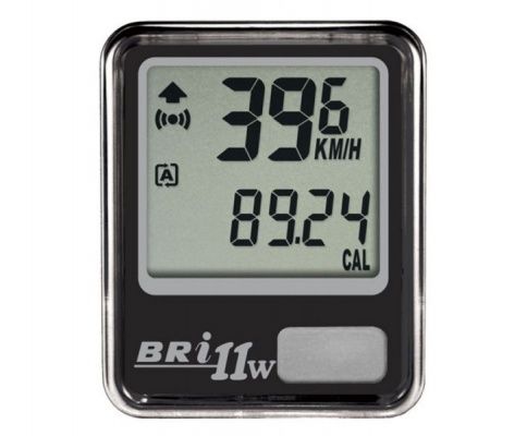 Велокомпьютер Echowell Bri11W, 11 функций, беспроводной, черн.