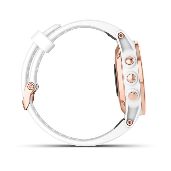 Garmin Fenix 5s Plus Sapphire, розовое золото с белым ремешком Garmin Fenix 5s Plus Sapphire, розовое золото с белым ремешком