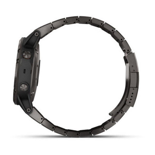 Garmin Fenix 5 Plus Sapphire титановый серый DLC с титановым DLC ремешком Garmin Fenix 5 Plus Sapphire титановый серый DLC с титановым DLC ремешком