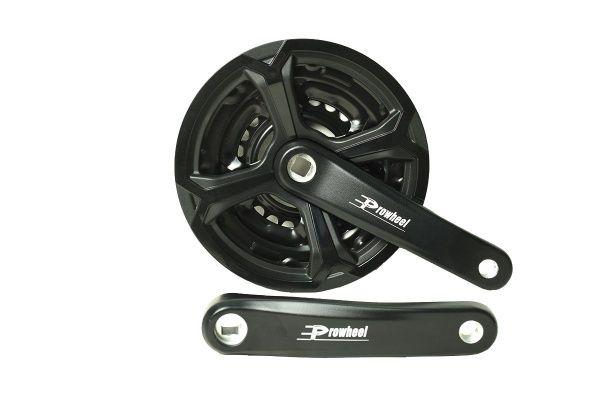Система PROWHEEL TA-CQ02*24/34/42T*152MM ALLOY CRANK,CHAINLINE:48,5,под квадрат ,черный